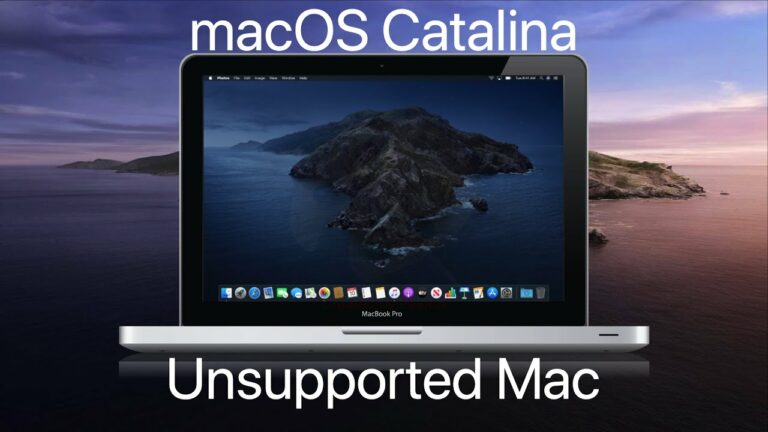 Download Catalina Installer On Unsupported Mac